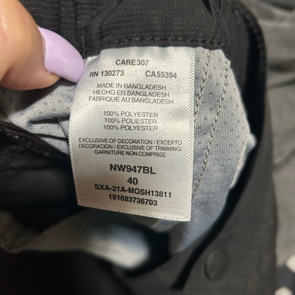 Used Mens Wrangler Black performance shorts - size 40 - Picture 7 of 8